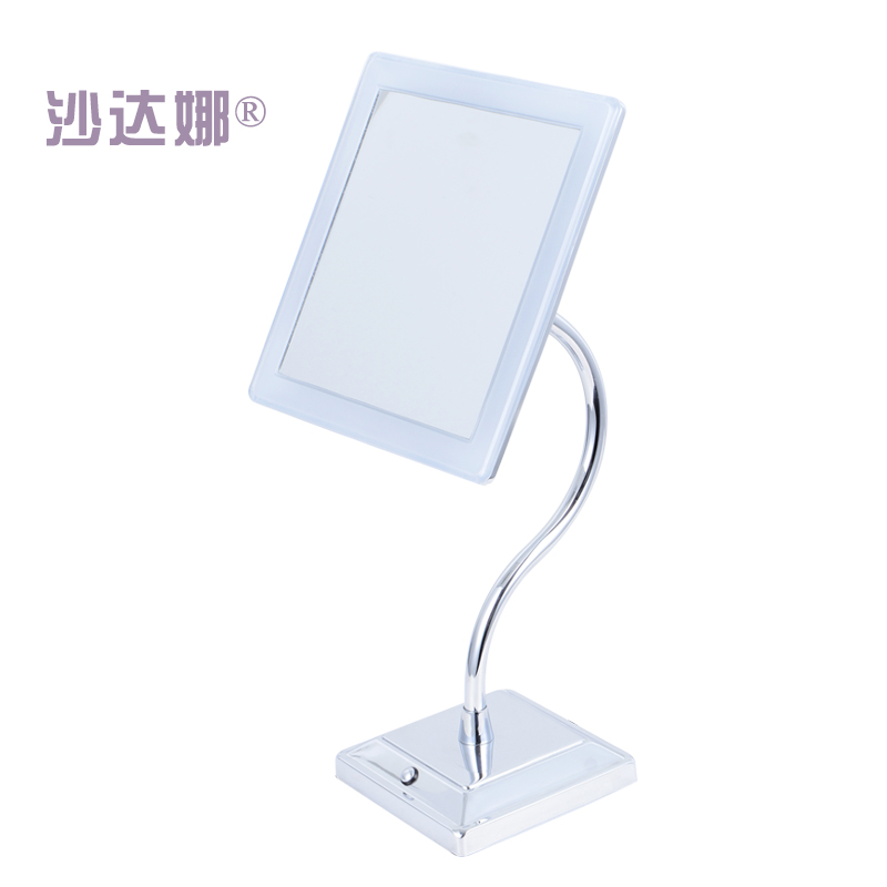SADHANA Zhengyue LED Tabletop Mirror in Chrome finish