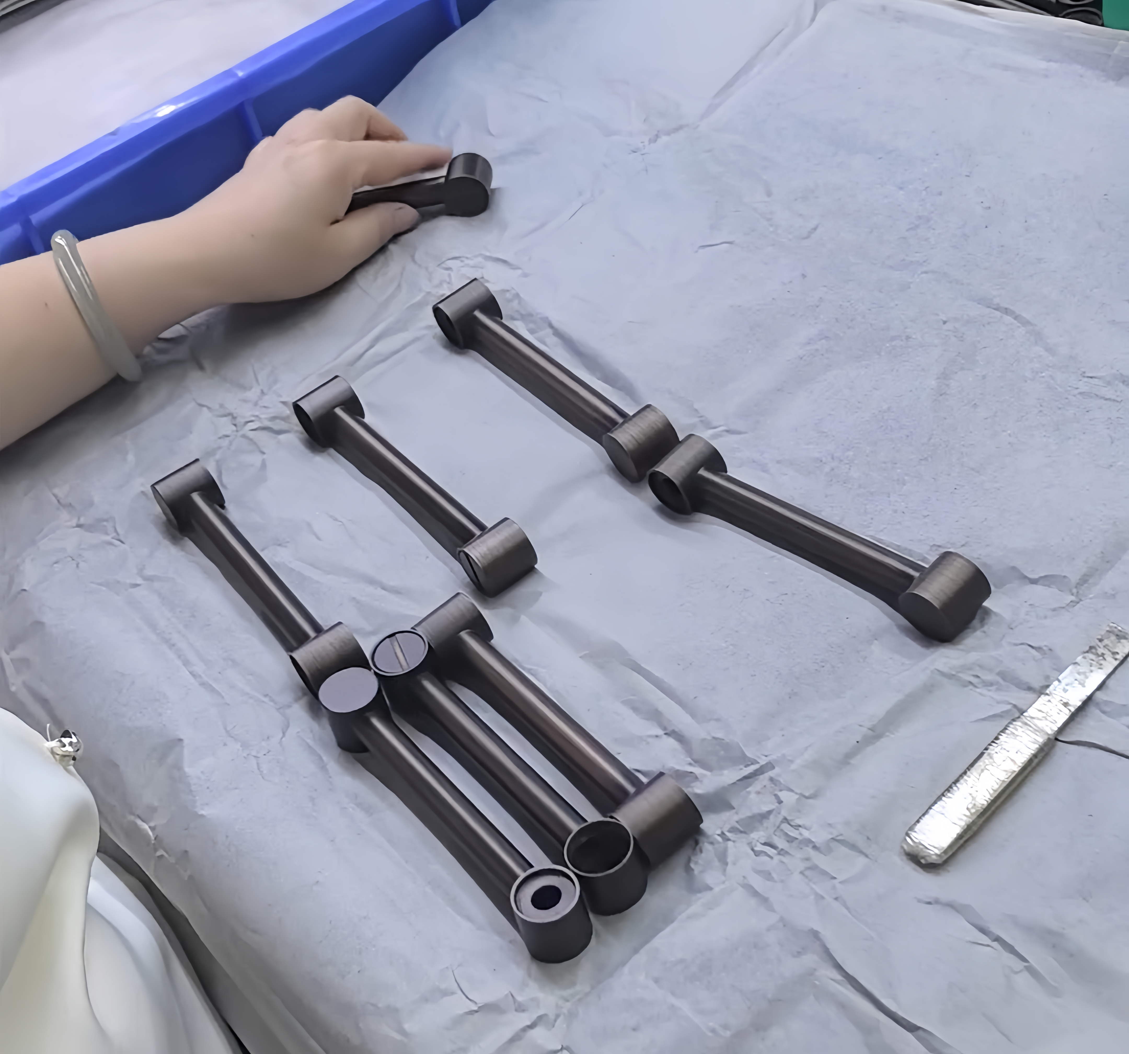 Factory assembly process for custom hotel mirrors