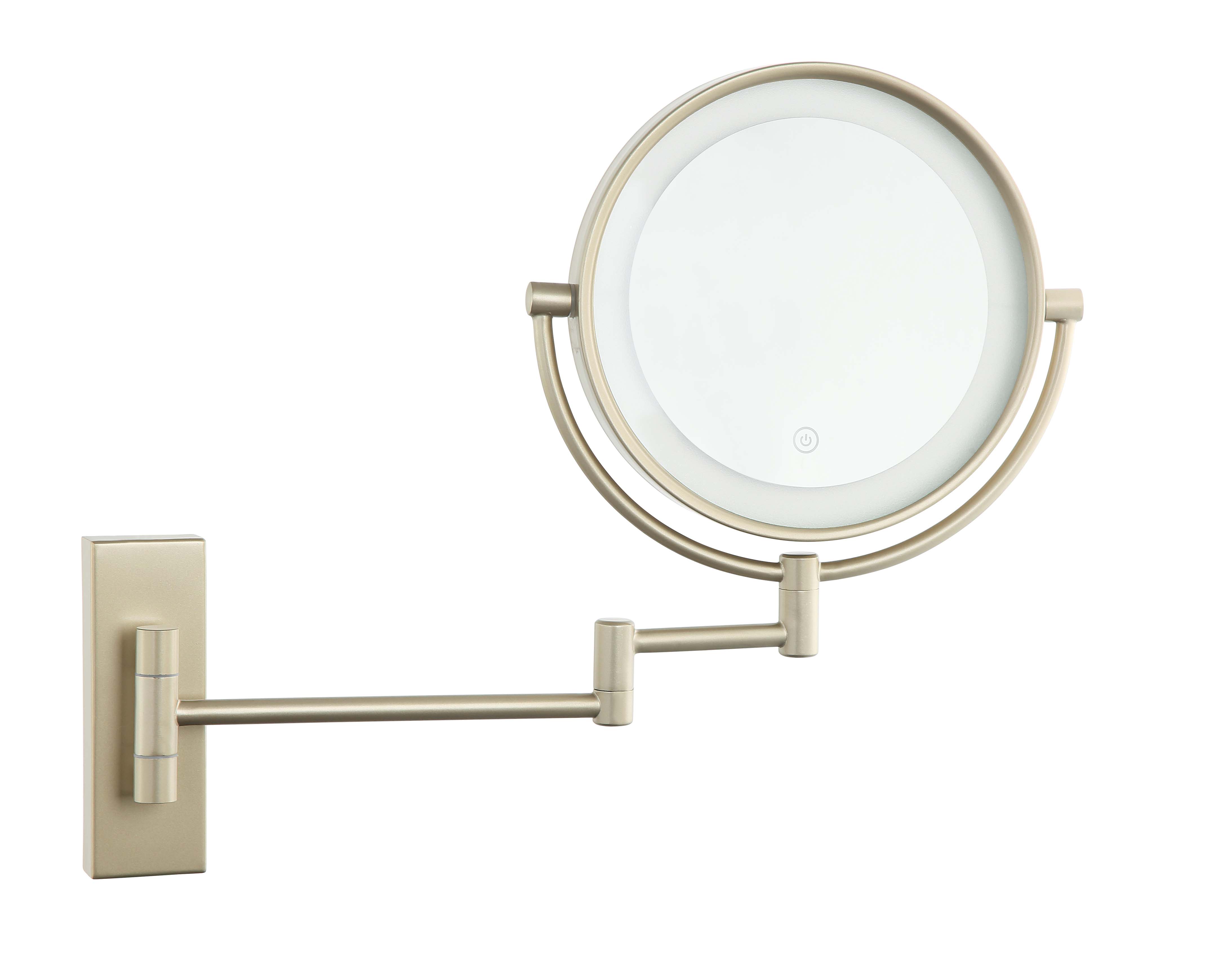 Champagne gold hotel makeup mirror