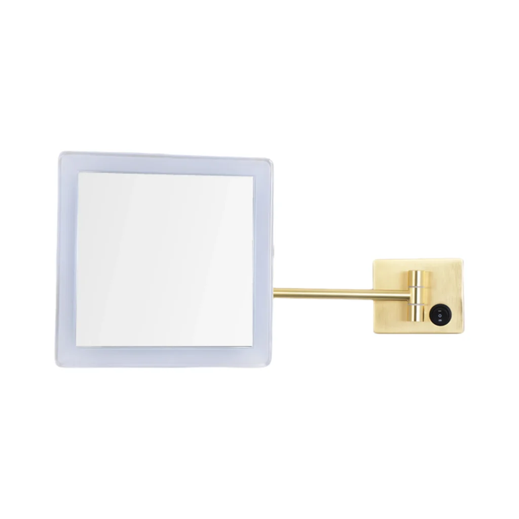 Golden Charm LED Wall Mounted Mirror