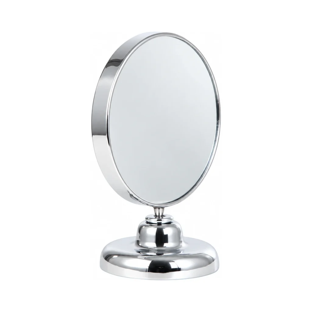 QQ Non-Lit Tabletop Mirror — Short Stem