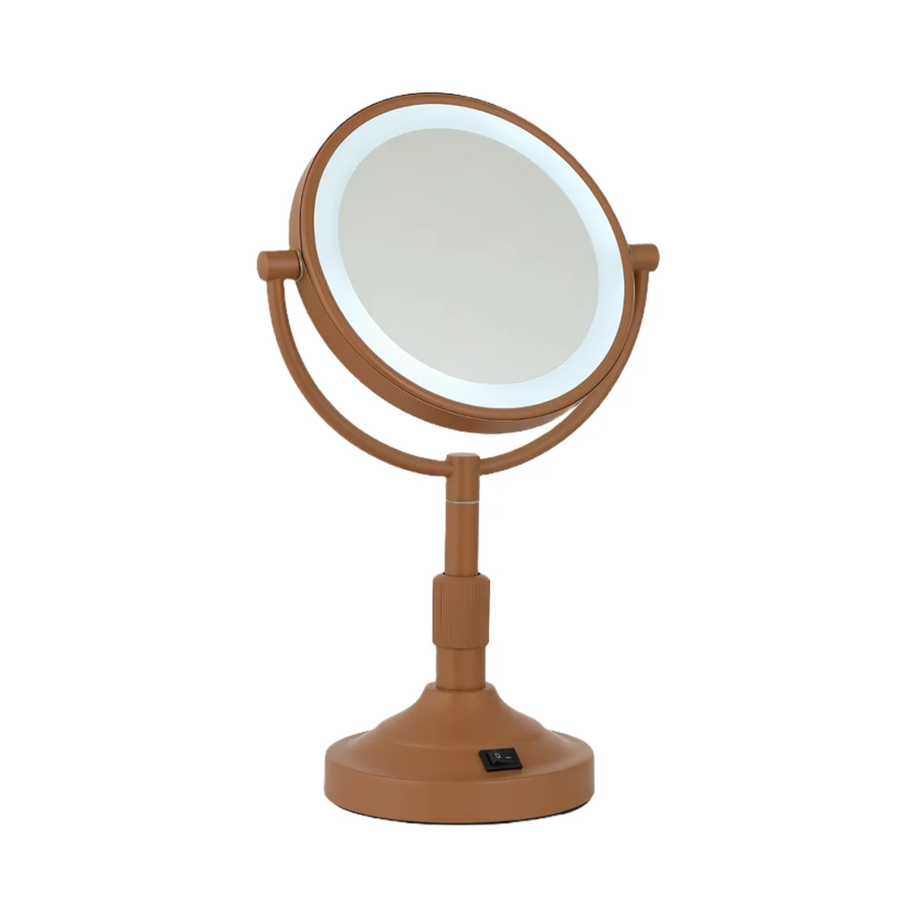 Extendable LED Tabletop Mirror