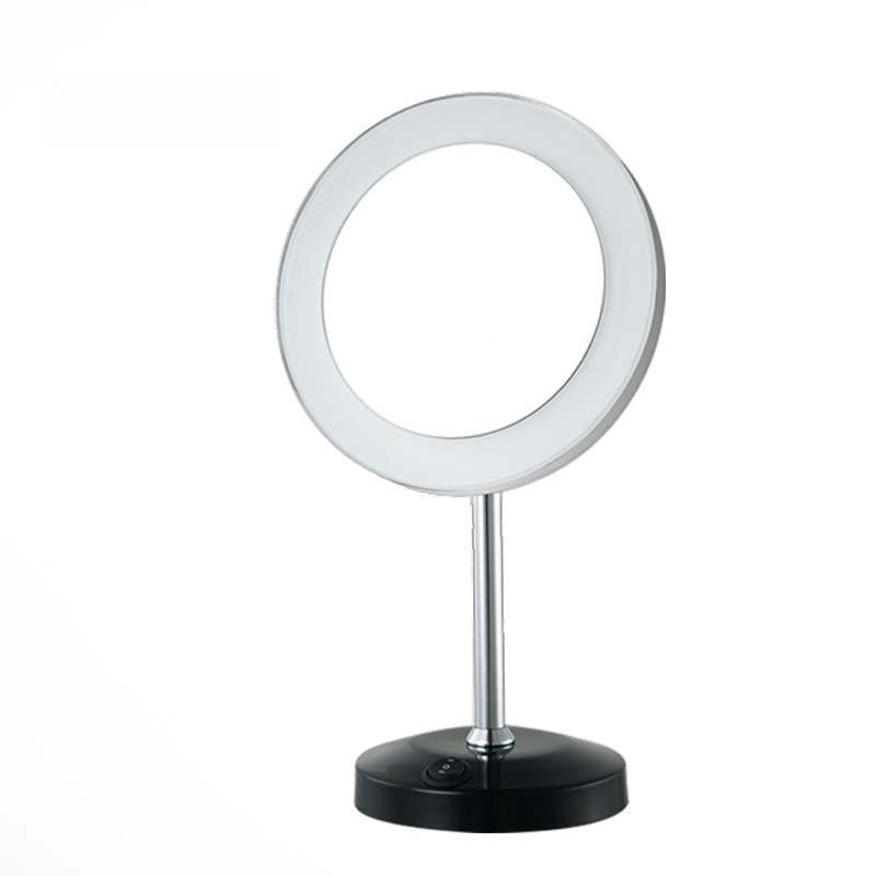 Black Swan LED Tabletop Mirror