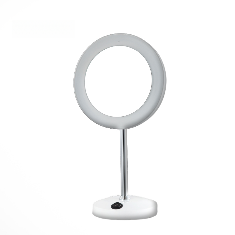 White Swan LED Tabletop Mirror