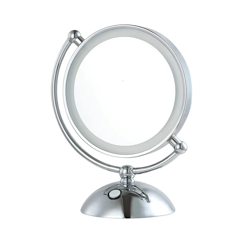 Little Moon LED Tabletop Mirror — Short Stem
