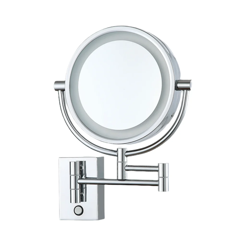 Elegant 8.5-inch LED Wall Mirror — Rectangular Wall Plate