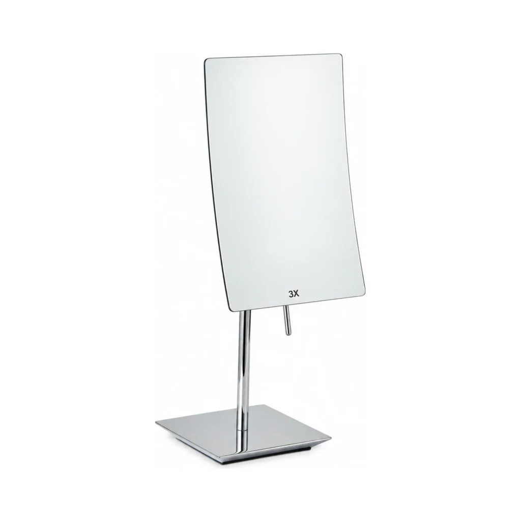 Silver Pivot Non-Lit Tabletop Mirror