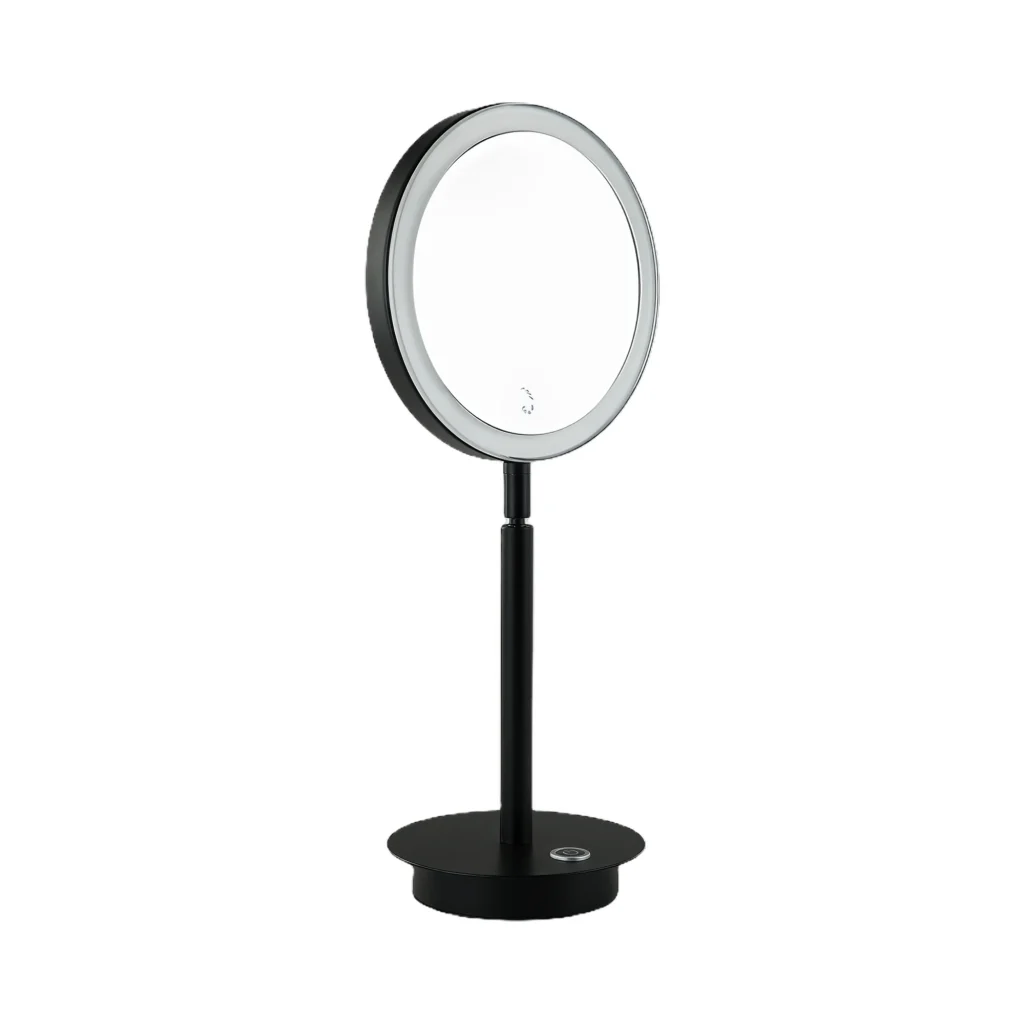 Zhenji Stepped Base LED Tabletop Mirror